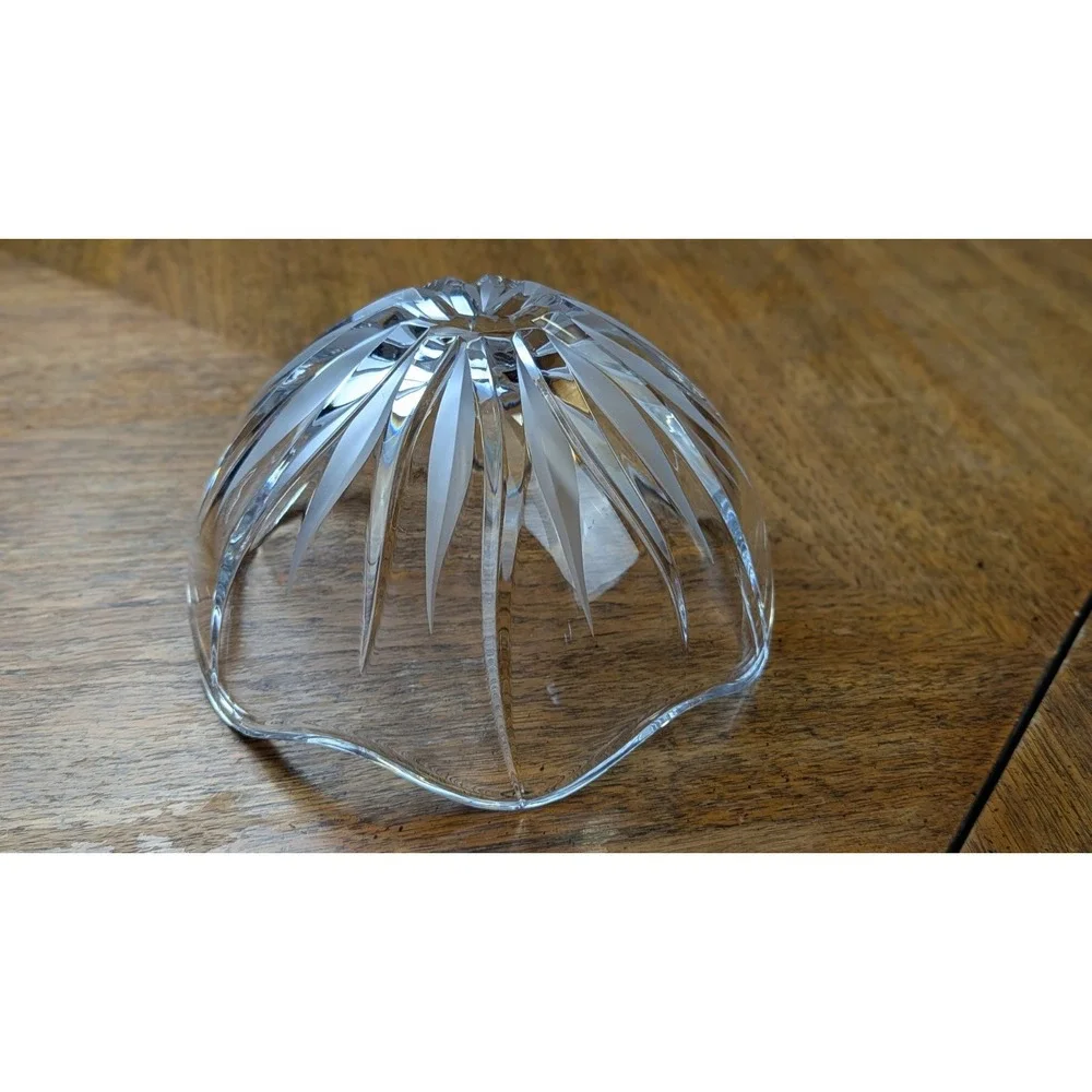 Vintage Crystal Mikasa Flame D'Amore Bowl Pattern 10